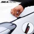 Car Hood Sealing Strip 4m Auto Rubber Seal Strips For Engine Covers Protector Trim Sealant Noise Insulation Waterproof Accessory