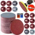 3/2 Inch Sanding Discs Pad Sandpaper Abrasive Hand Tools For Car Headlight Repair Restoration Wheel Polishing Wood Sanding Paper