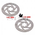 Outdoor Cycling Disc Brake Piece Rotor 120/140mm Electric Scooter Mountain Bike Bicycle Brake disc 6 holes|Brake Shoe Sets| -