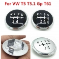 5/6 Speed Gear Shift Knob Stick Cover Cap Emblem Badge For Volkswagen Vw Transport T5 T5.1 Gp 2003-2011 Car Styling Accessories