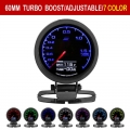 62mm 2.5" 7 Color In 1 Racing Gauge Greddi Multi D/a Lcd Digital Display Turbo Boost Gauge Car Gauge - Gauge Trim - Officem