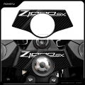 3d Carbon Fiber Triple Tree Yoke Cover Protector Tank Pad Case For Kawasaki Z1000sx 2011-2017 - Decals & Stickers - Officema