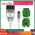 Obd2 Mini Vci V16.00.017 Latest Version Ftdi Ft232rl Chip High Performance Obd Saej2534 For Toyota/lexus Mini-vci Tis Techstream