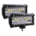 7 Inch 120w Combo Led Light Bars Spot Flood Beam 4x4 Spot 12v 24v 4wd Barra Led Headlight For Auto Boats Suv Atv Ilight. - Light