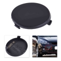 New Car Black Plastic Front Bumper Tow Hook Cover Cap Set - ebikpro.com