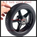 Super 6.5 inch solid wheel with a plastic hub/rim for Electric Scooter Smart Folding Electric Longboard Hoverboard|Tyres| - O