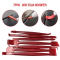 New 7Pcs Car Vinyl Wrap Film Squeegee Scraper Tools Edge closing Tool for Automobile Film Sticking Car Styling Car Accessories|S