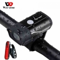 WEST BIKING 350 Lumens Bicycle Front Light Waterproof Cycling Light USB Rechargeable Side Warning Flashlight 5 Modes Bike Light|