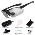 Photochromic Bike Glasses Polarized Bicycle UV400 Sports Sunglasses for Men Women Anti Glare Lightweight Hiking Cycling Glasses|