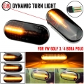 2 Pieces Led Dynamic Side Marker Turn Signal Light Sequential Blinker Light For Volkswagen Vw Bora Golf 3 4 Passat 3bg Polo Sb6