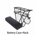 Ebike Battery Case Rear Rack Electric eBike Battery Box 36V 48V 52V Max 117pcs 18650 Double Layer Luggage Rack|Electric Bicyc