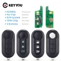 Keyyou Remote Car Key For Fiat 500 500l Punto Florino Doblo Qubo Punto Evo Grande Punto 433mhz Marelli / Delphi Bsi System 3b -