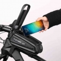 Rainproof Bicycle Bag Frame Front Top Tube Cycling Bag Reflective 6.5in Phone Case Touchscreen Bag MTB Bike Accessories|Bicycle