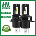 /HL ZES Chip H1 H4 H11 H7 LED Ice Bulbs for Car Headlights HB3 9005 HB4 9006 H11 LED Fog Lamp 6500K Motorcyle Lamps H4 LED Bulbs