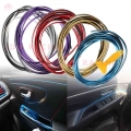 5M Car Styling Interior Decoration Strips Moulding Trim Dashboard Door Edge Universal For Cars Auto Accessories In Car styling|I