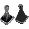 5 6 Speed Car Gear Shift Knob for VW Golf 5 6 Jetta 5 6 Leather Gaiter Boot Cover Stick Accessories|Gears| - ebikpro.com