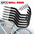 4/6pcs Bike Wall Stand Holder Large Road Bicycle Storage Hooks Wall Mount Bike Cycle Hanger Brackets Cycling Bicycle Parts|Bicyc