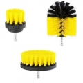 2/3.5/4''Electric Scrubber Brush Drill Brush Kit Plastic Round Cleaning Brush Tool for wash Carpet Glass Car Tires Nylon