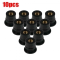 10PCS / KIT Universal Rubber Nuts M6 Neoprene Nuts Damper Panel Fixing 6mm M6 Convex Rubber Nuts|Nuts & Bolts|