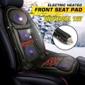 1/2pcs 12V Heated Car Seat Cushion Cover Vibration Massage Relax Seat Heater Warmer For Auto Interior Truck Suv Van|Automobiles