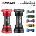 HASSNS Bicycle Bottom Bracket Ceramics Mtb BB68 Hollowtech Carriage Central Movement for Mountain Bike Crank Crankset Cycling| |