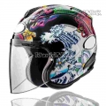 Open Face Half Helmet Sz-ram3 Oriental Dragon Motorcycle Helmet Riding Motocross Racing Motobike Helmet - Helmets - Ebikpro