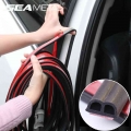 Car Door Seal Strips Sticker Weatherstrip Rubber B Shape Door Seals Sound Insulation Auto Door Sealant Automobiles Accessories -