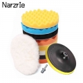 11pcs Polishing Clean Sponge Pad Kit Foam Pad Buffer Buffing Kit for Car Polisher Drill Adapter Removes Scratches|Polishing Disc