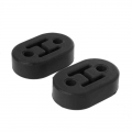 2x Heavy Duty Exhaust Hanger Bushing Support 2 Holes Bracket Rubber Mount|mount|mounting bracket - ebikpro.com