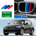 Sport M Style Color 7 Slat Grille Cover Clip Trim For BMW X1 E84 2010 2015 Front Kidney Grill Decorative Parts|Racing Grills|