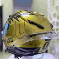 Full Face Motorcycle Helmet Leopard Fiber Glass Motorcycle Racing Helmet with Big Tail Spoiler| | - Ebikpro.com