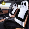 AUTOCROWN Universal Car Seat Interior Accessories faux fur Material Car Seat Cover Easy to install panda 2016new|car seat cove