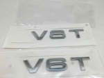 1X Car Chrome Badge Emblem Genuine OEM V8T V6T A6 RS6 TDI TFSI A7 A8 CAR bady stick v8t v6t car emblem car stickers Car Styling