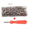 100Pcs/Set Car Truck Replacement Tire Tyre Valve Stem Core Part New Tire repair tool Copper|tool tool|tool repairtools car repa