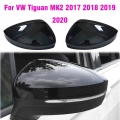 Rearview Side Wing Mirror Caps Cover For Vw Tiguan Allspace L Mk2 2017 2018 2019 2020 Replacement Matt Chrome - Mirror & Cov