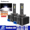 2pcs Car Headlight D1s D3s Led Canbus D2s D4s D5s D8s D1r D3r Bulbs 32000lm 6000k Auto Lights Kit To Replace Hid Conversion Lamp