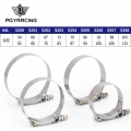 2.0" 2.25" 2.5" 2.75" 3.0" 3.25" 3.5" 3.75" 4.0" T-bolt Exhaust Clamp Intake Turbo