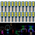 20pcs New T5 W3w W1.2w 70 73 74 79 85 Super Bright Led Bulb Car Dashboard Warming Indicator Wedge Light Auto Instrument Lamp 12v