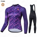 Cycling Clothing Winter Women Long Sleeve Jersey Set Lady Thermal Fleece Road Bike Jacket Female Sportswear Warm Training Suit|C