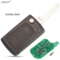 Jingyuqin 434mhz Id48 Flip Remote Key For Great Wall Haval Hover H3 H5 3 Buttons Original Factory Keys Fob - Car Key - Officemat