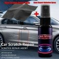 1pc Nano Car Slight Scratch Remover Cloth & Repairing Spray Coat Oxidation Liquid Set for Car Paint Care|Paint Protective Fo