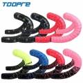 Road Bike Bar Tape Chrysanthemum Print Handlebar Tapes Eva/pu Soft Non-slip Silicone Shock Absorber To Absorb Sweat Wrap Tape -