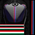 Reflective Italy Flag Motocross Stripe Stickers Motorcycle Tank Decals for Honda ADV CBR HRC BMW GS 1250| | - Ebikpro.com