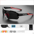 Rockbros Cycling Polarized Glasses Men Sports Sunglasses Road Mtb Mountain Bike Bicycle Riding Protection Goggles Eyewear 5 Lens