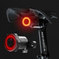 MEROCA WR15 Smart Bicycle Tail Rear Light Auto Start Stop Brake IPX6 Waterproof USB Charge Cycling Tail Taillight Bike LED Light