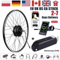 Bafang 500w 48v Gear Brushless Hub Motor Casette Electric Bike Conversion Kit Bicycle With Lithium Battery For Tour Commuting -