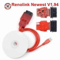 2022 Newest Renolink OBD2 Diagnostic Interface V1.87/V1.94 For Re nault/D acia ECU Programmer Airbag/Key Coding Multi Function|C