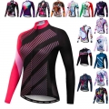 Weimostar 2021 Bike Team Cycling Jersey Women Long Sleeve Bicycle Jersey Tops Autumn MTB Bike Clothing Cycling Wear Bike Jacket|