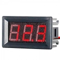 2 Wire Mini Universal Car Digital Voltmeter Gauge Detector 0.56" Red LED Display Panel Auto Voltage Meter Volt Gauge DC 4.5