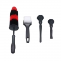 4 Pcs/set Car Cleaning Brush Set Car Interior Brush Tire Brush Combination Office Keyboard Cleaning Brush Household Brush - Spon